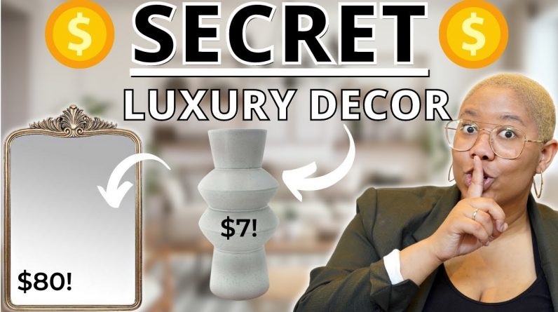 SECRET, Underrated Stores for Affordable Luxury Home Decor & Furniture