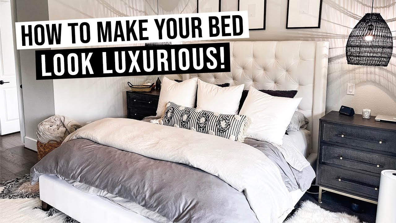 How To Make Your Bed Like A Luxury Hotel | Master Bedroom Decor