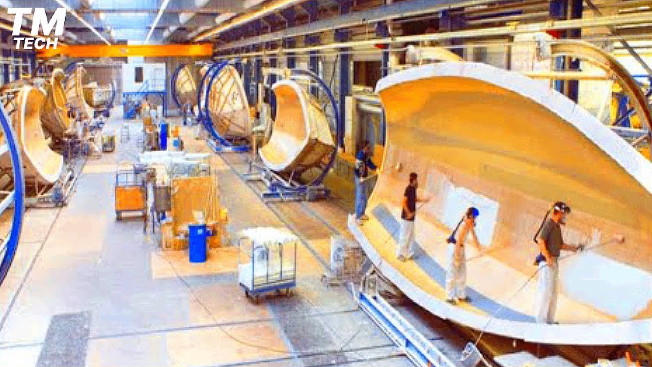 Amazing Production Process of Building Luxury Yachts - Modern Wooden ...